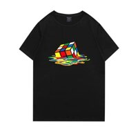 Bán chạy Magic Cube Toán học Fourier Transform Công thức Áo thun nam tay ngắn Cotton Áo thun 477710