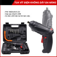 [BÁN CHẠY] Máy Khoan Vít Cầm Tay ARTNEXTECH Máy Bắn Vít PIN Mini Đa Năng 47 Phụ Kiện Bắt Vít 2 Chiều Tặng Kèm Sạc Và Hộp