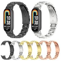 Bán chạy Mijobs Ba hạt thép không gỉ Dây đeo đồng hồ cho Xiaomi Mi Band 8 / 9 / 9 NFC