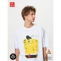 Bán chạy Nam, Nữ, Cặp đôi, Cha mẹ-Con U-T SpongeBob SquarePants in hình áo thun ngắn tay giản dị 524