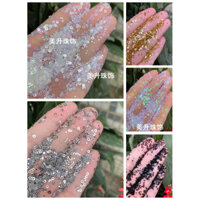 Bán Chạy Nhất 2 Mm Tròn Lỗ Trung Bình Màu Ma Kim Sa Lấp Lánh Nhỏ Handmade Quần Áo Phụ Kiện Pháp Thêu DIY Kim Sa Lấp Lánh Vàng Bạc Đen