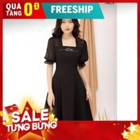 [Bán Chạy Nhất] Đầm Thun Nhập Phối Voan Chữ Thêu Cực Dễ Thương - 70620