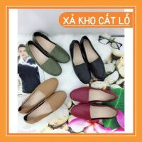 [BÁN CHẠY-RẺ NHẤT] [ĐẨY HÀNG]Giày búp bê da bò chống trượt, mang êm chân phammang2305 thoitrang9253