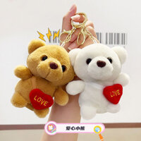 Bán Chạy Sẵn Sàng Gấu Tình Yêu Búp Bê Sang Trọng Túi Đi Học Mặt Dây Chuyền Móc Khóa Dễ Thương Sang Trọng Búp Bê Gấu Đồ Chơi Quà Tặng Bán Buôn