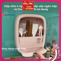 [bán chạy] Tủ Hộp Đựng Đũa Hokori Nhựa Việt Nhật có tặng thêm miếng dán ,chắc chắn ,bền đẹp [nhựa việt nhật]