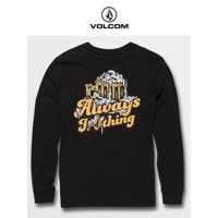 Bán Chạy VOLCOM Kim Cương Nam Ngoài Trời Sáng Tạo In Hình Áo Thun Mùa Đông Mới Thời Trang Dài Tay Áo Thun 0110