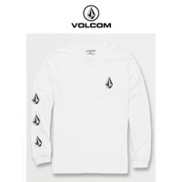 Bán Chạy VOLCOM Nam Ngoài Trời Kim Cương In Hình Áo Thun Dài Tay Mùa Đông Phong Cách Mới Nội Thất Thời Trang Cổ Tròn Áo Thun 0110