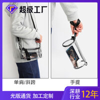 Bán chạy xuyên biên giới Túi trong suốt một vai dành cho nữ Túi nhựa PVC Jelly Xi lanh Túi đeo chéo thời trang Phù hợp cho mọi trận đấu Phiên bản nhẹ Không có logo