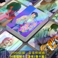 ✨Bán chạy✨Cai Xukun Laser Photocard 56 Chiếc Kunkun Album 10cm Góc Tròn Photocard Polaroid LOMO Thẻ Thẻ Tự In Chính Hãng✨Sự kiện✨