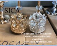 Bán chén để nến pha lê hạt to - Mã: CN-G6083-032