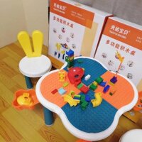 Bàn Chơi Lắp Ghép Lego Có Ghế