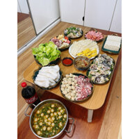 🆕Bàn chữ nhật 60x80🆕 bàn ăn , bàn uống nước chAn nhựa gấp gọn tiện lợi.