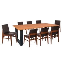 BÀN CHỮ NHẬT CHÂN SẮT MẶT VÁN MFC