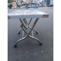 Bàn chữ nhật inox 508055cm tai tphcm