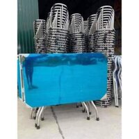 Bàn chữ nhật inox nhiều kích thước , bàn ăn , bàn học