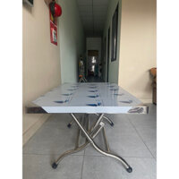 bàn chữ nhật inox thấp