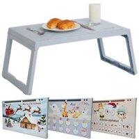 Bàn chữ nhật xếp gọn có in nhựa VIỆT NHẬT 1833-1 - Bàn ngồi bệt cho bé học, ăn cơm