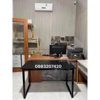 Bàn Chữ U full đen Chân Sắt Chắc Chắn ( hình thật )