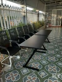 Bàn Chữ Z Chân Đen Mặt Đen