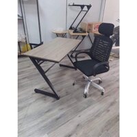 Bàn chữ Z chân đen - trắng mặt bàn nhiều màu