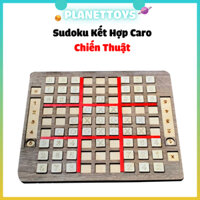 Bàn Cờ Boardgame Bộ Cờ Caro Kết Hợp Cờ Sudoku Trò Chơi Chiến Thuật Phát Triển Não Bộ