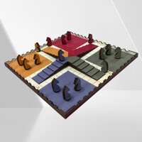 Bàn Cờ Cá Ngựa Gỗ Cao Cấp Trò Chơi Dành Cho 2-4 Người - HĐ