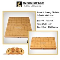 Bàn cờ gỗ trúc gấp