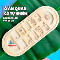 Bàn Cờ Ô Ăn Quan Bằng Gỗ, Board Game Tết Trí Tuệ, Ô Ăn Quan Gỗ Gập Gọn, Đồ Chơi Dân Gian Việt Nam