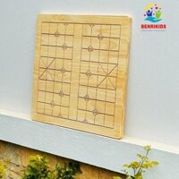 Bàn Cờ Tướng Bằng Gỗ Thông Benrikids Giúp Rèn Luyện Khả Năng Tính Toán Bàn Cờ Tướng
