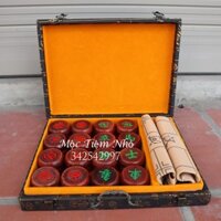 Bàn cờ tướng gỗ hương,vali cờ