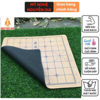 Bàn Cờ Tướng Vải Cao Cấp Chống Nước Siêu Bền Đẹp Không Lo Quăn Gấp Chống Trơn Trượt Đế Cao Su Mềm Mịn