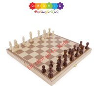 Bàn cờ vua bằng gỗ kích thước 29x28cm - Đồ chơi thông minh cho bé