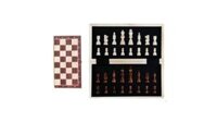 Bàn cờ vua bằng gỗ mặt in dán MDF kích thước 29 cm quân cờ bằng gỗ có nam châm