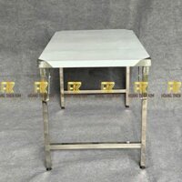 Bàn công nghiệp inox chân gấp gọn