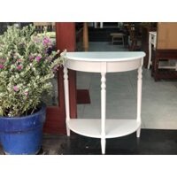 Bàn console bán nguyệt Viet Home Decor 4404WHI