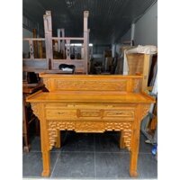 bàn cúng gỗ tràm lõi ngang 1m27