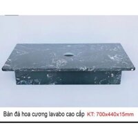 bàn đá hoa cương kích thước 770*440 màu đen cao cấp như hình ảnh