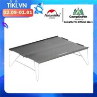 Bàn dã ngoại cắm trại Naturehike campoutvn du lịch NH17Z001-L xếp gọn hợp kim nhôm A103 - Màu Xám