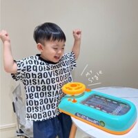 (Bản Đại, dây xạc)Đồ chơi oto, Ô tô đường đua xe có màn hình chuyển động cho bé điều khiển vô lăng như thật
