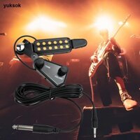 Bán đàn Guitar 12 lỗ kèm phụ kiện Kẹp khuếch đại âm thanh trên đầu dò điều khiển âm lượng điện cho đàn Guitar dây kim loại