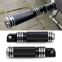 Bàn Đạp Để Chân Bằng Nhôm Màu Đen Cho Xe Mô Tô Harley Sportster XL 883 1200 Iron 883