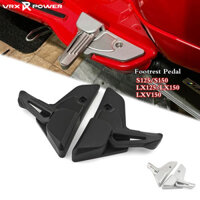 Bàn Đạp Để Chân Cho Vespa S125 LX125 i-Get 3vie CNC Hành Khách Footpeg Có Thể Gập Lại Nhôm Chân Bước Bàn Đạp