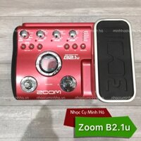 Bàn đạp Effect Guitar Bass ZOOM B2.1u ngoại hình đẹp, đã qua sử dụng