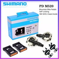 Bàn Đạp Shimano PD M520 PD-M520 PD22 Chuyên Dụng Cho Xe Đạp Leo Núi