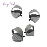 Bàn đạp xe đạp tập thể dục MagiDeal có dây đeo có thể điều chỉnh cho bàn đạp xe đạp trong nhà 14mm