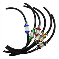 Bàn đạp xe máy địa hình sửa đổi, bộ lọc xăng đa năng, phần tử lọc xăng, cốc lọc dầu thủy tinh trong suốt có thể tháo rời [djy]