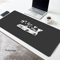 Ban Đầu D Lớn Chuột Thảm Đen Mousepad Chơi Game Lớn Mousepad Manga Xe Cao Su Bàn Phím Thảm Bàn Phím Bàn Phím HD In Chuột