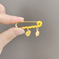 Ban Đầu Handmade Phụ Nữ Mang Thai Pin An Lốp Bụng Lớn An Toàn Cho Bé Mặt Dây Chuyền An Toàn Thổ Cẩm 5.29