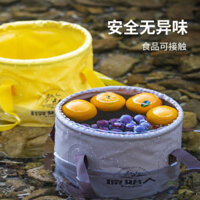 Ban Đầu Ngoài Trời Gấp Xô Di Động Nước Dung Tích Lớn Xô Chứa Nước Du Lịch Bình Chứa Nước Xe Tải Gắn