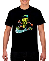 Ban Đầu Thời Trang Kaos Katun NIKE_Just Làm Kaos Kartun Pria Lucu Áo Thun